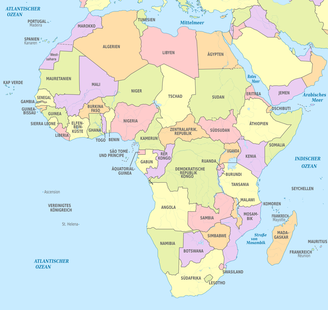 Politische Aufteilung Afrikas